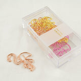 Golden Flamingo Paper Clips