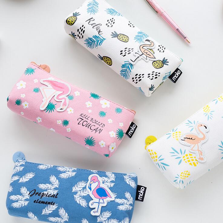 Pencil Cases - Flamingo Lingo Pencil Bags