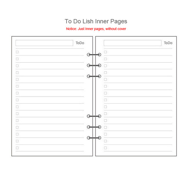 Refillable Planner - Plum Paper Planner Sheets A4/A5/A6/A7