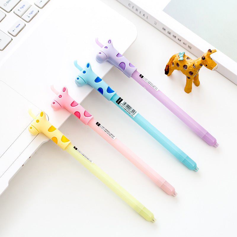 Gel Pens - Giraffe Friends 0.5mm Writing Pen (4-Piece)