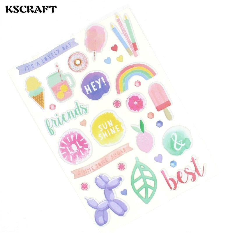 KSCRAFT Summer Is Coming DIe Cut Summer Stickers