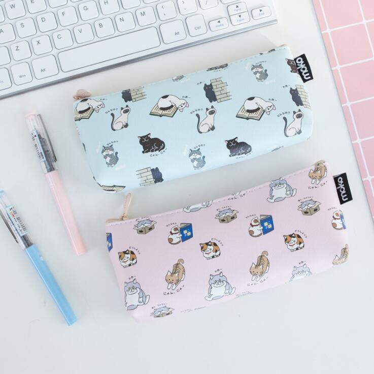 Pencil Cases - Moko Kitty Pencil Bags