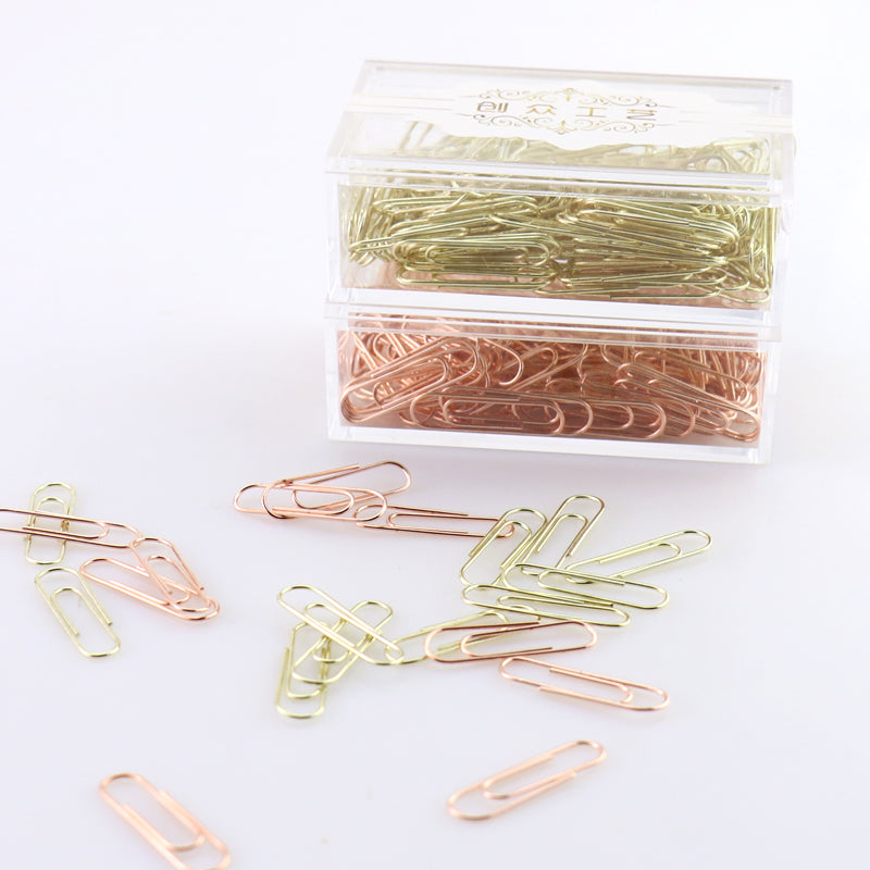 Paperclips - Tutu Rose Gold Paper Clips