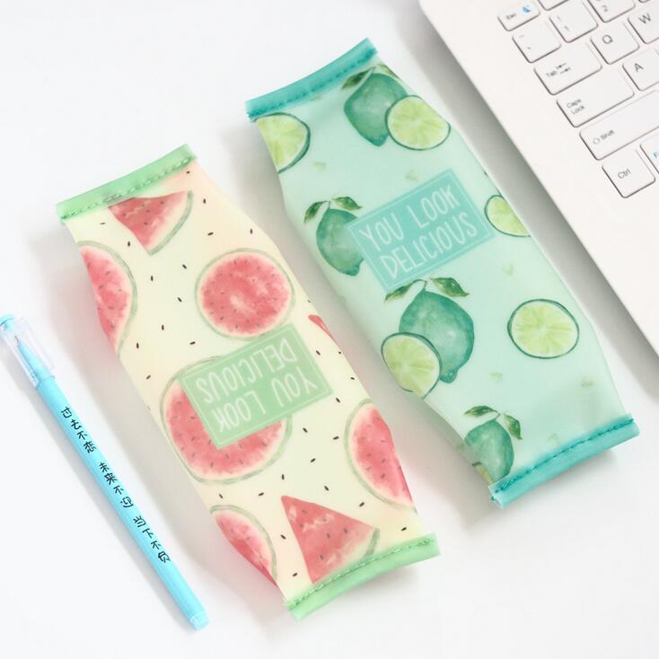 Pencil Cases - Watercolor Fruits Pencil Bags