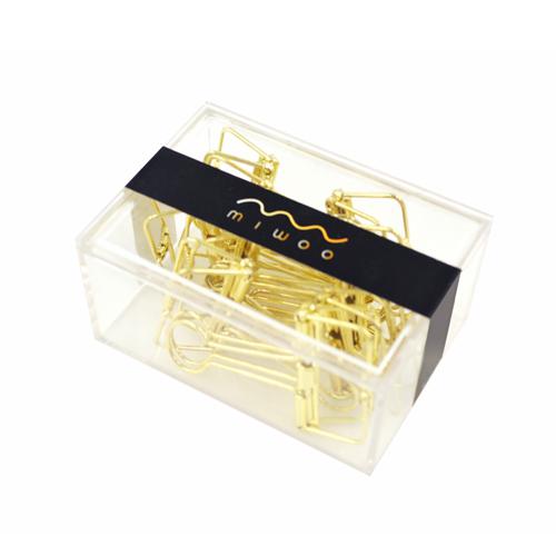 Paperclips - Miwoo Golden Paper Clips