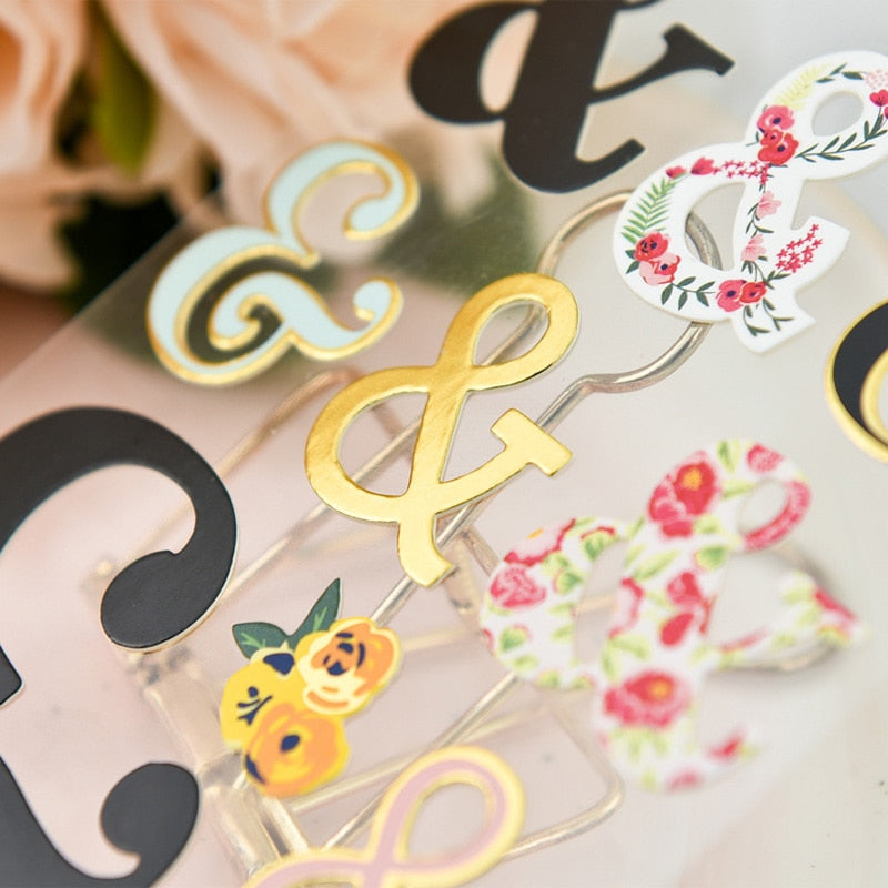 KSCRAFT Cute 3D Die Cut Ampersand Stickers