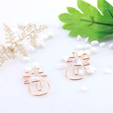 Pineapple Paper Clips in Gold