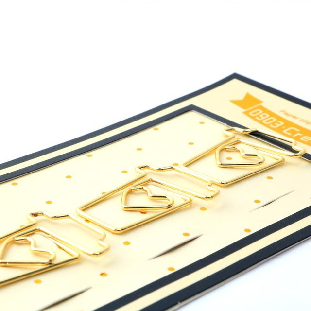 Paperclips - Gold Paper Clips