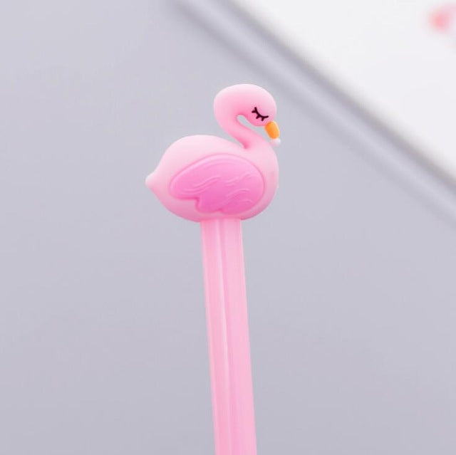 Pink & White Flamingo Pen