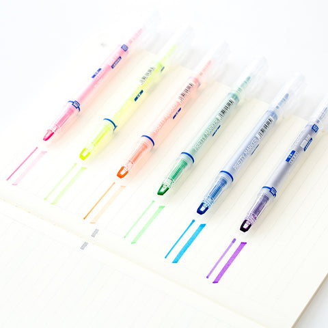 Colored Markers - Diary Highlighter Pens In Pantone & Pastel Colors