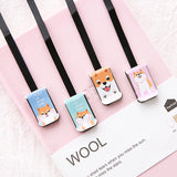 Bookmarks - Cute Little Doggy Satin Bow Bookmark