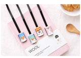 Bookmarks - Cute Little Doggy Satin Bow Bookmark