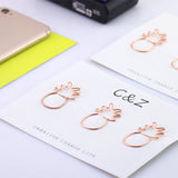 Pineapple Paper Clips in Gold